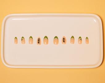 Cameron Brink The Icon Collection "Olive" Press On Gel Nails