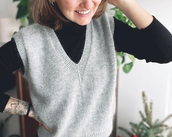 Tout simplement le gilet. Modèle de tricot [FR]