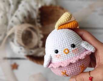 Easter Chick, Easter Chick English Amigurumi Pattern, Easter Toy And Gift, Happy Easter
