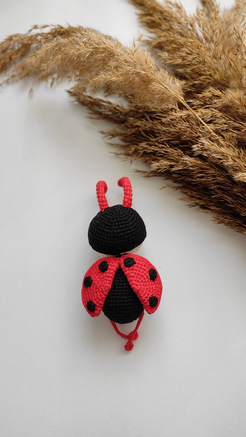 Ladybug, Amigurumi Animal, English Amigurumi Pattern, Amigurumi Ladybug,Crochet Ladybug image 6