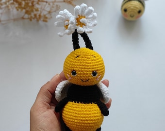 Amigurumi Biene, Englisches Muster, Amigurumi Spielzeug, Häkelbiene