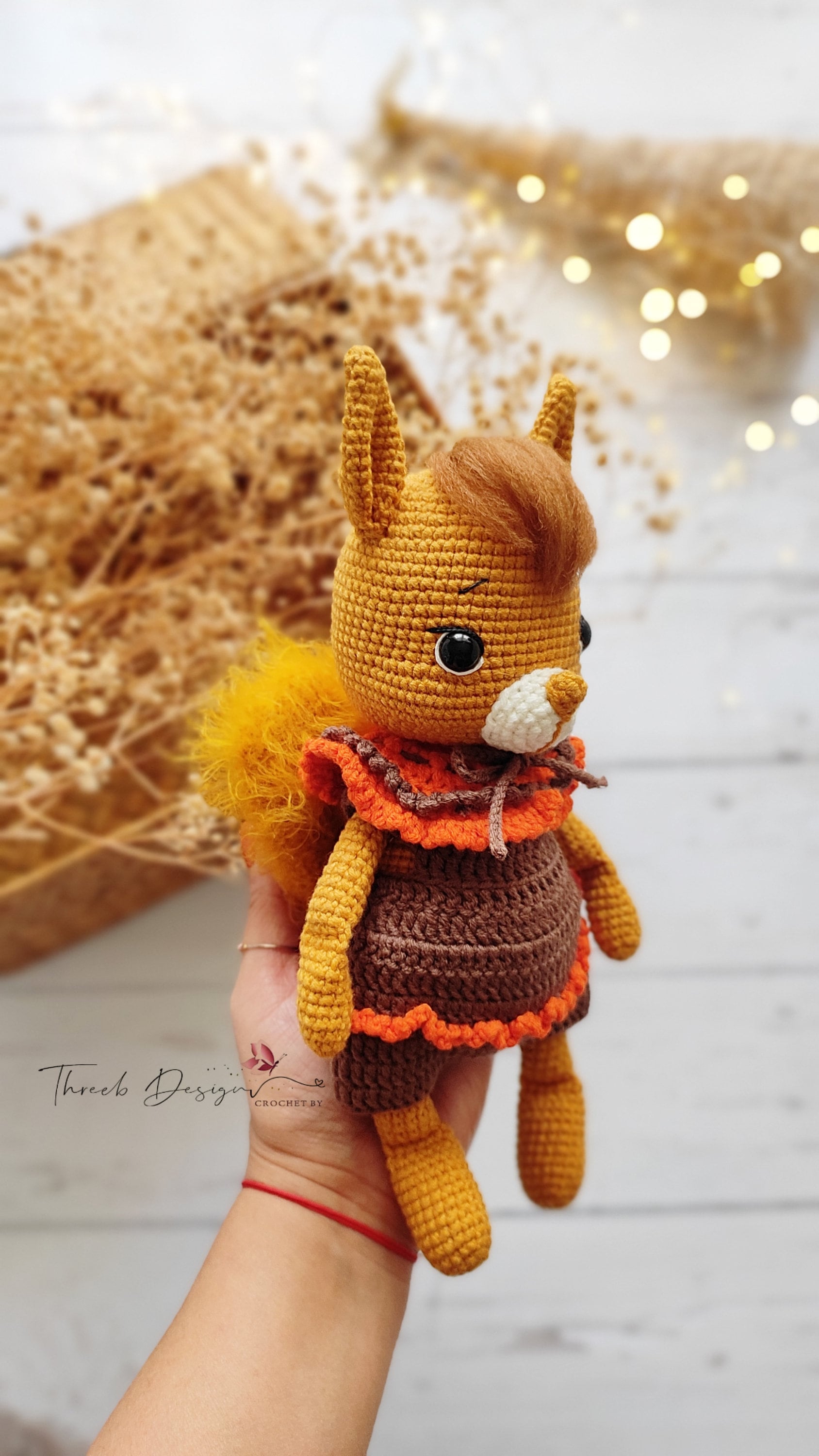 English Pattern, Squirrel, Ardilla, Crochet Squirrel, Amigurumi ...