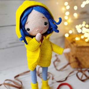 Crochet Coraline Doll With Button Eyes, GardenYarn