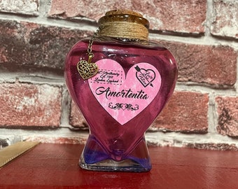 Amortentia Decorative Love Potion Bottle LARGE - Color Changing Halloween Decor