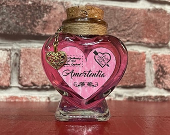 Amortentia Decorative Love Potion Bottle MEDIUM - Color Changing Halloween Decor