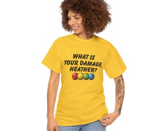 What Is Your Damage Heathers T-Shirt, Heather Chandler Croquet Tee, 80s Cult Movie Fan Shirt, Unisex Graphic Tee, Heathers Movie Gift