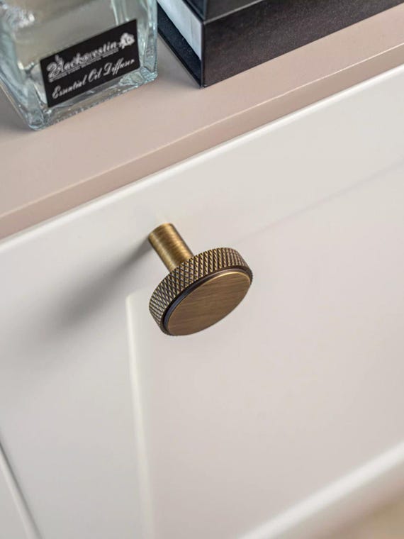 Brass Knobs | Gold Drawer Knobs | Industrial Interior Design