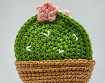 Handcrafted Crochet Cactus Coasters