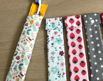 Toothbrush case, fabric bag for toothbrush in various designs