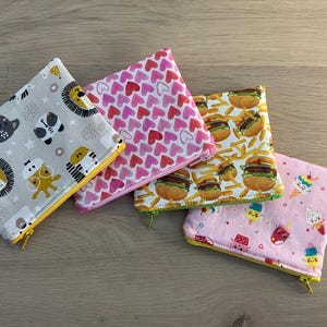 Täschchen mit Reißverschluss - Kleiner Geldbeutel - Geldbörse - Kartenhalter - Reißverschlusstasche