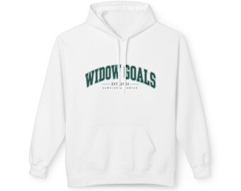 Widow Goals Hoodie | Collegiate Arch Text, Established Date