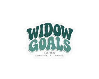Widow Goals Vinyl Sticker