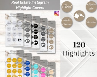 Real Estate Highlight covers for Instagram story