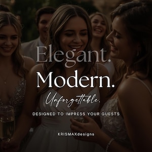 Animated Wedding Invitation Video Custom Wedding Digital Invitation Editable Digital Canva Template Electronic Wedding Video Invitation image 4