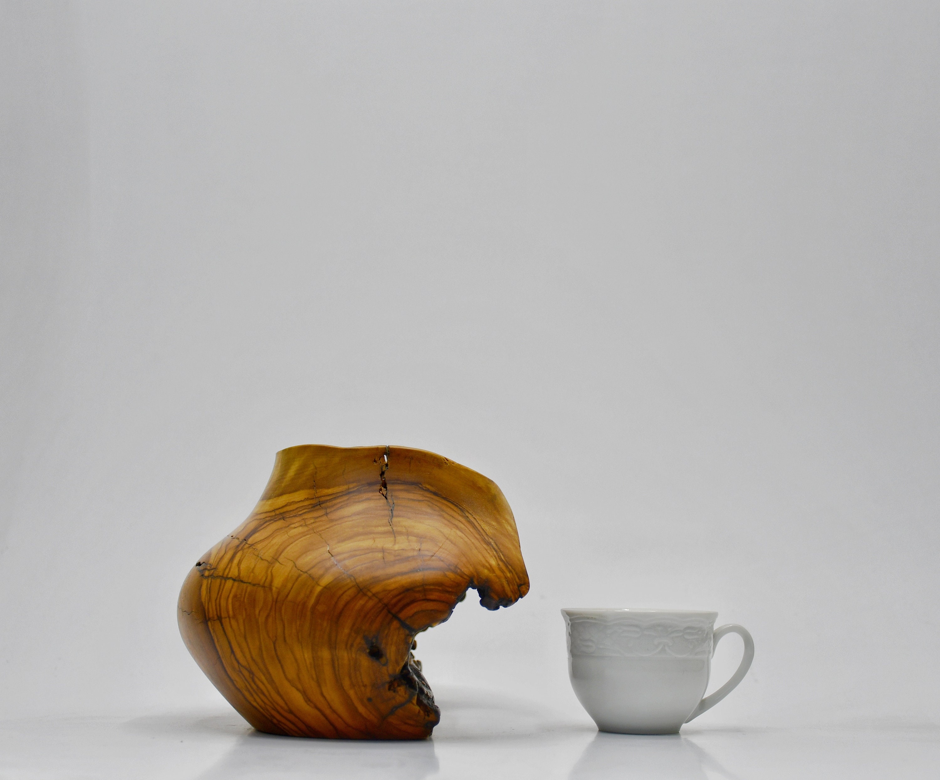 Natural Wood Vases Wooden Vase for Unique Decor Decorative Vase Rustic Wood Decor Natural Room