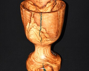 Handmade Olive Wood Vases for Unique Decor | Natural Room Decorative Centerpiece