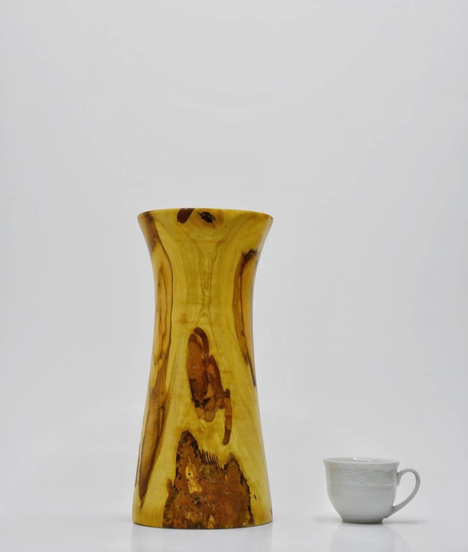 Large Vases Wood Urn Flower Vase Rustic Wood Decor Pampas Grass Vase