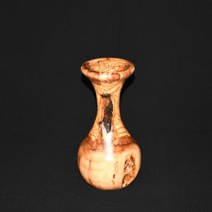 Decorative Olive Tree Wooden Vase | Handmade Decor | Natural Vase