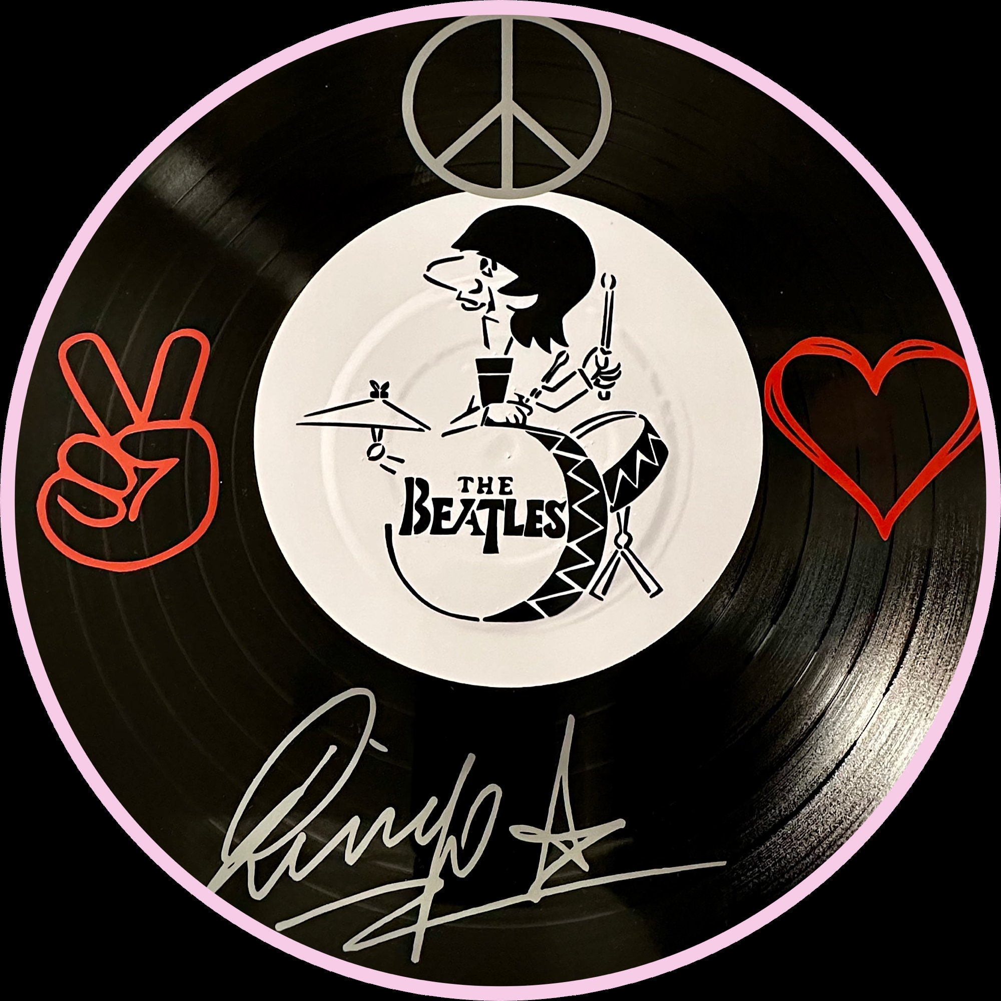 Peace and Love Ringo Starr - Etsy