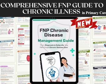 FNP Chronic Disease Management Guide | Primary Care Cheat Sheets (Digital Download)