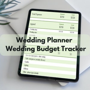 Wedding Budget Planner, Wedding Planner, Wedding Budget, Wedding Budget Spreadsheet, Wedding Checklist, Excel Wedding Budget, Excel Template