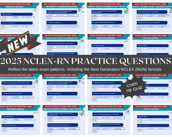 2025 NCLEX-RN Practice Questions | Next Gen Nursing Exam Prep (PDF)