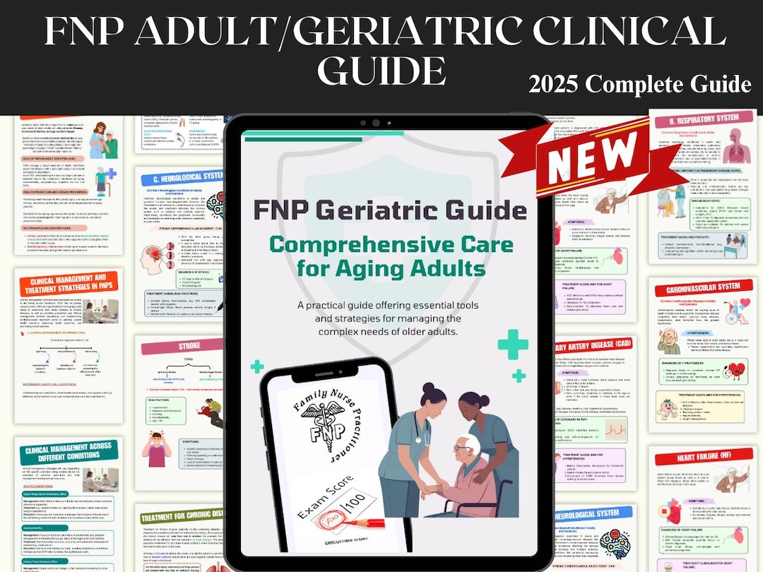 General Practintioner Reference Guide FNP Geriatric Nurse Practitioner Guide | Clinical Reference (digital ...