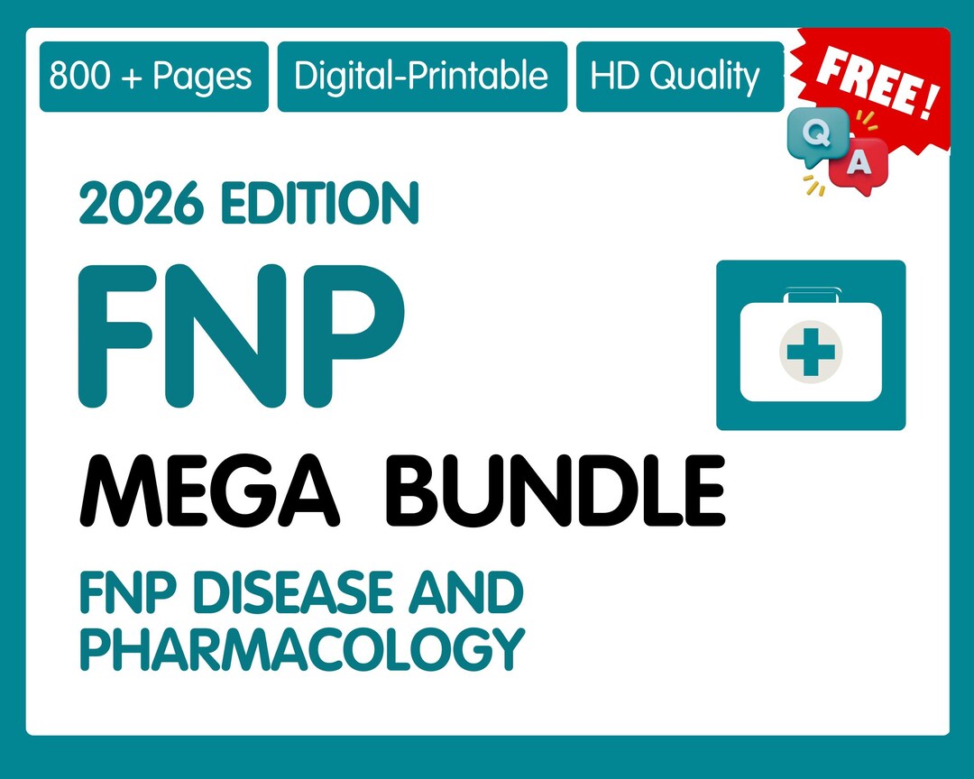 The Ultimate Family Nurse Practitioner Mega Bundle | Complete FNP Board ...