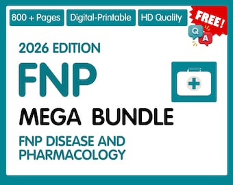 The Ultimate Family Nurse Practitioner Mega Bundle | Complete FNP Board Prep, Pharmacology, Disease Management & Pediatric NP Clinical Guide
