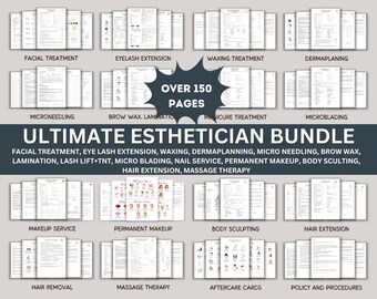 Esthetician Forms Bundle | Customizable Medspa Consent, Consultation (Digital Download)