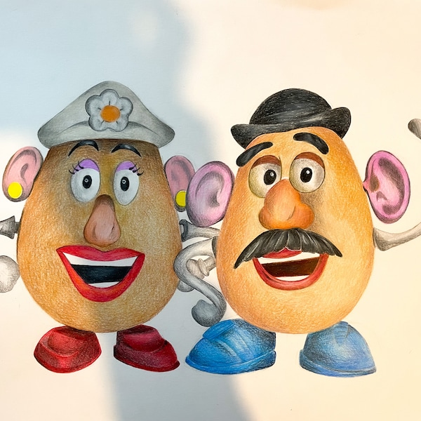 Dibujo original de Toy story - Mr Potato Head