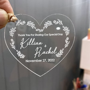 Wedding Favors for Guests in Bulk, Personalized Wedding Favors, Wedding Party Favors, Destination Wedding Favors, Acrylic Wedding Favors