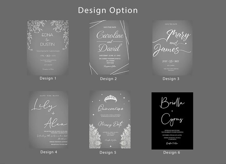 Acrylic Wedding Invitation Elegant Wedding Invitations Etsy