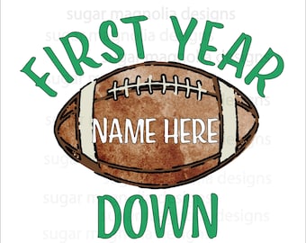 football sublimation design,  half birthday PNG for sublimation,  t shirt, bodysuit, halfway to one yard line, instant download, 6 month