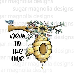 Nieuw bij de bijenkorf boho baby, baby hommel sublimatieontwerp, PNG voor sublimatie, instant digitale download, nieuw baby-sublimatieontwerp