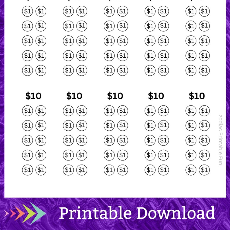 Black Friday Savings Challenge Printable for Big Sales Day for Cyber Monday Cash for Holiday Shopping Fund for Family Christmas Presents