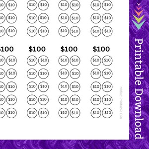 Furniture Saving Challenge Printable for Home Family Room for House Living Room for Relaxing Comfy Couch Sofa Set for Home Savings Budget
