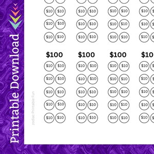 Furniture Saving Challenge Printable for Home Family Room for House Living Room for Relaxing Comfy Couch Sofa Set for Home Savings Budget