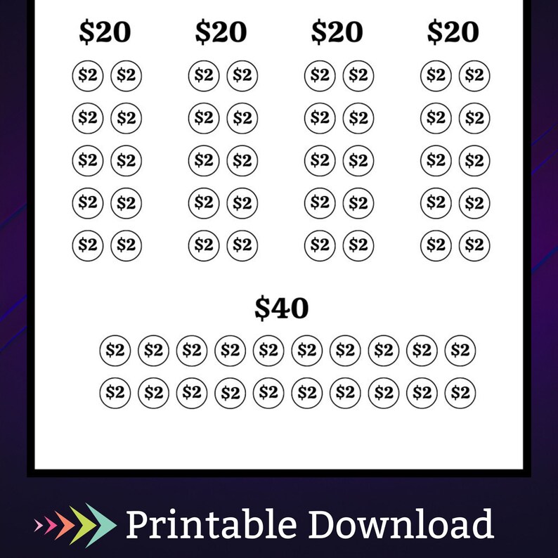 A6 Eyeglasses Savings Challenge Printable for Eye Exam Money Saving Sinking Fund for Vision Cash Stuffing Savings Tracker for Men Women Kids