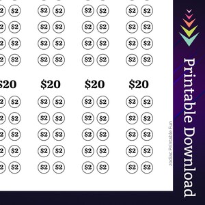 Eyeglasses Savings Challenge Printable for Eye Exam Money Saving Sinking Fund for Vision Cash Stuffing Savings Tracker for Men Women Kids
