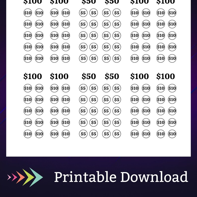 Internet Bill Savings Challenge Printable for Home Wi-Fi Network Payment Money Saving Fund for Family Monthly Bill Cash Stuffing Tracker