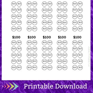 Furniture Saving Challenge Printable for Home Family Room for House Living Room for Relaxing Comfy Couch Sofa Set for Home Savings Budget