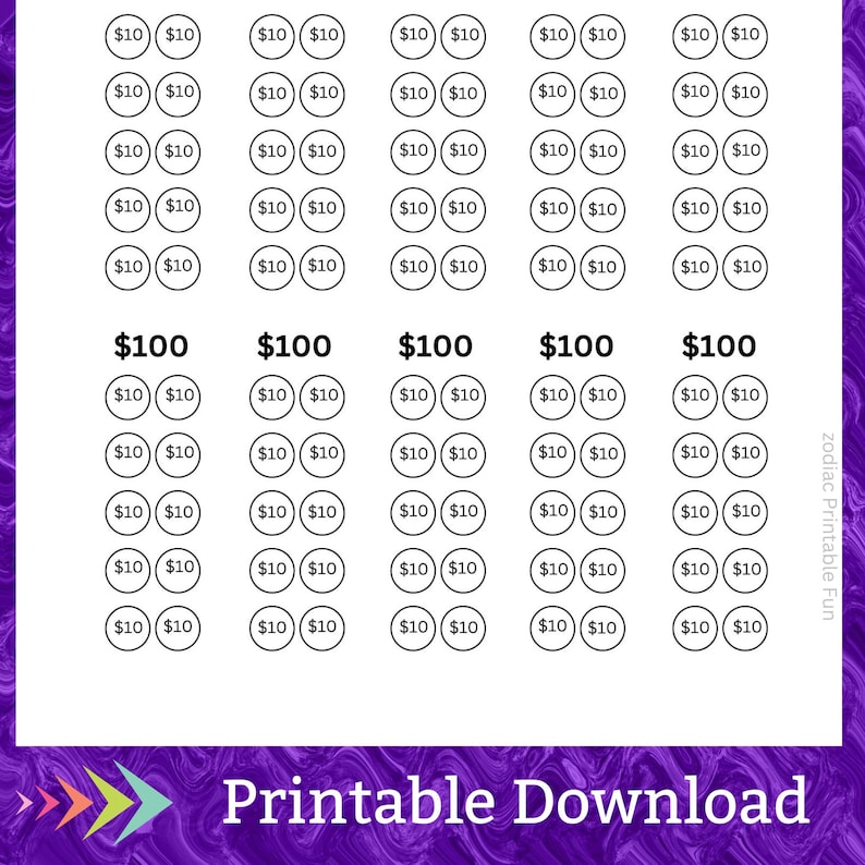 Furniture Saving Challenge Printable for Home Family Room for House Living Room for Relaxing Comfy Couch Sofa Set for Home Savings Budget