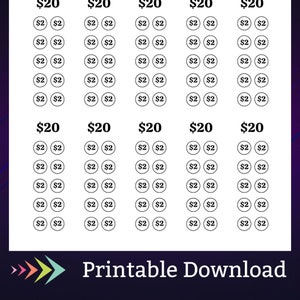 Eyeglasses Savings Challenge Printable for Eye Exam Money Saving Sinking Fund for Vision Cash Stuffing Savings Tracker for Men Women Kids