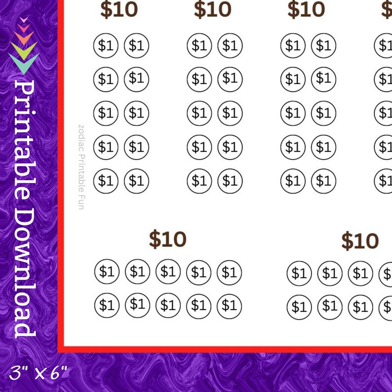 A6 Handbag Savings Challenge Printable Ladies Purse Money Saving Fund for Women Shoulder Bag Cash Savings Budget for Birthday Gift for her