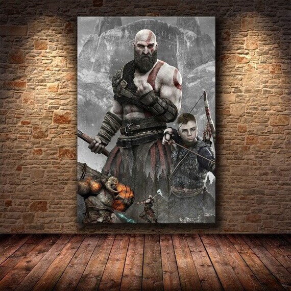 God of War Print God of War Poster God of War Canvas - Etsy
