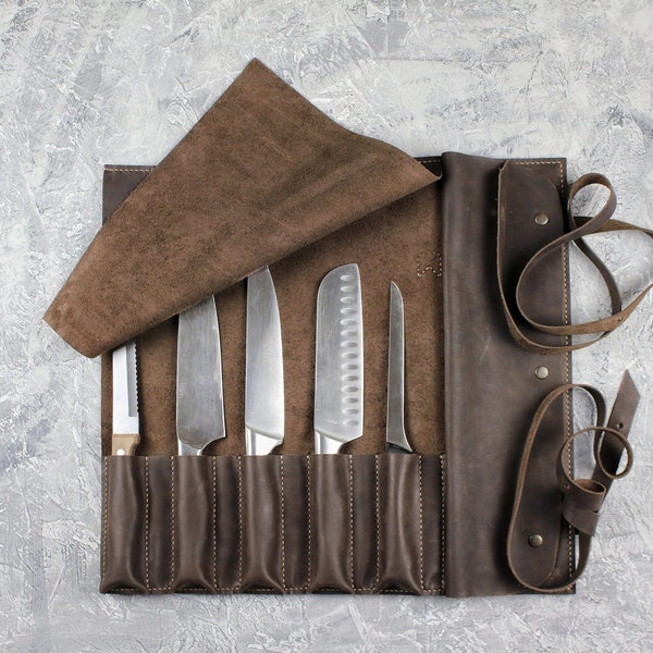 Leather knife roll,Leather knife bag,Leather knife case,Chef knife roll,Leather knife holder,Chef knife bag,Leather chef roll