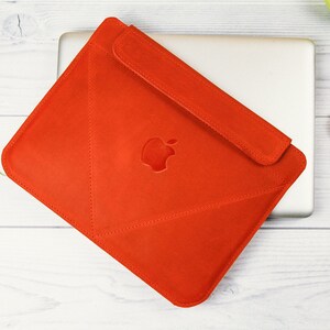 Personalized laptop sleeve,Leather laptop case 15 inch,Macbook air 13 inch case,Macbook air 13 case 2022,Macbook pro sleeve 14 inch image 2