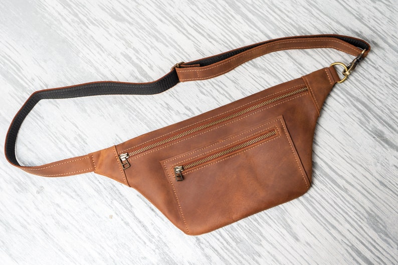 Leather belt bag,Leather hip bag,Belt bag men,Leather fanny pack,Hip bag men,Waist bag men,Leather waist bag,Bum bag leather zdjęcie 4