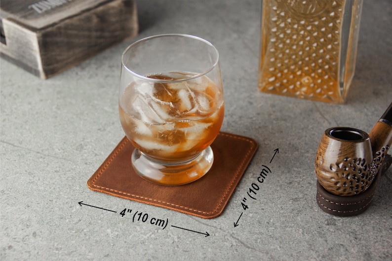 BagsNesti Leather Coaster - Thumbnail 3